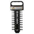 10PC 1/4IN DR 6PT SAE SOCKET SET