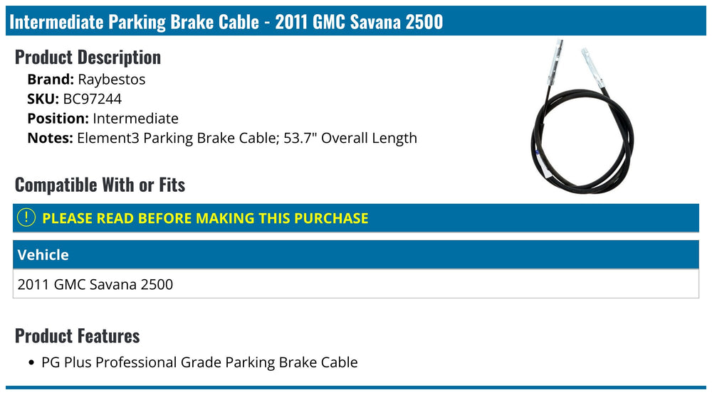 BRAKE CABLE