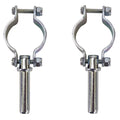 PKGD. Z.P. STEEL CLAMP-ON OARLOCKS