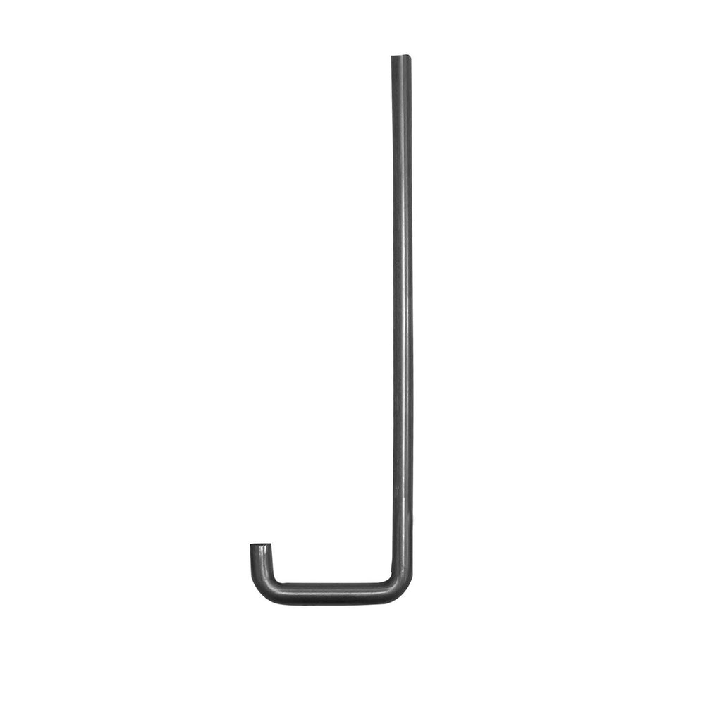 EXHAUST HANGER UNIVERSAL 3/8INx2IN ROD 10IN LENGTH 90 DEGREE JHOOK