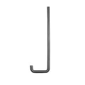 EXHAUST HANGER UNIVERSAL 3/8INx2IN ROD 10IN LENGTH 90 DEGREE JHOOK