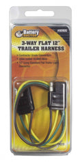 3WAY FLAT 12IN TRAILER HARNESSRETAIL PKG