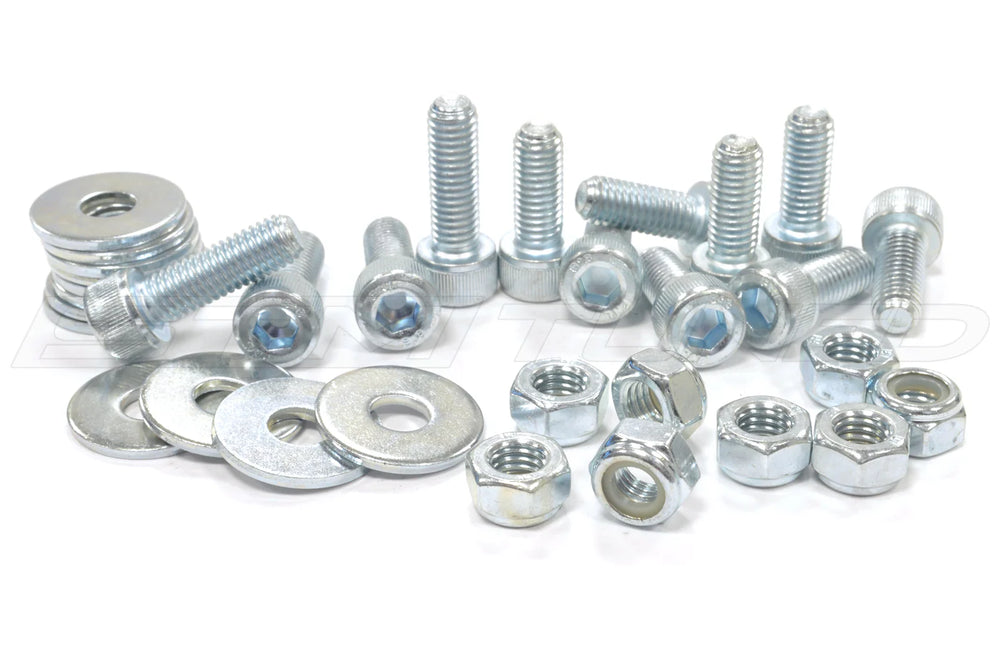 Sparco Seat Hardware Spacer Kit Side Mount - Silver Zinc