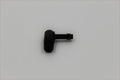 Fragola 1/4 Hose Barb x 1/8 NPT 90 Degree Low Profile - Black