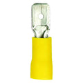 YELLOW VINYL MALE QUICK DISCONNECT 12-10 GAUGE .250