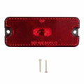 RED TRAILER MARKER/CLEARANCE LIGHT WITH REFLECTOR - 4 INCH