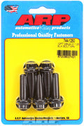 ARP 3/8-24 X 1.250in UHL 12pt Black Hex Nut Kit (5/PKG)