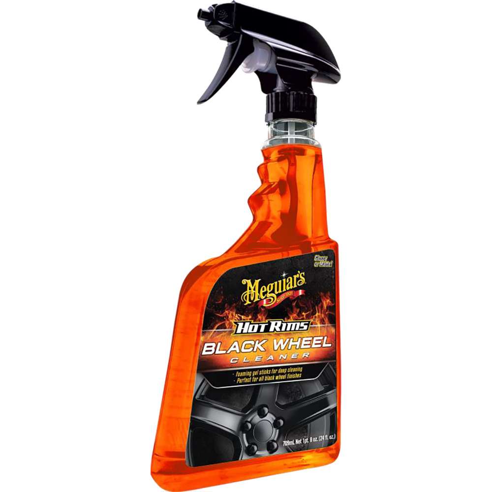 HOT RIMS BLACK WHEEL CLEANER-24OZ