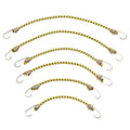 6 PIECE MINI BUNGEE CORDS 26IN 28IN 210IN