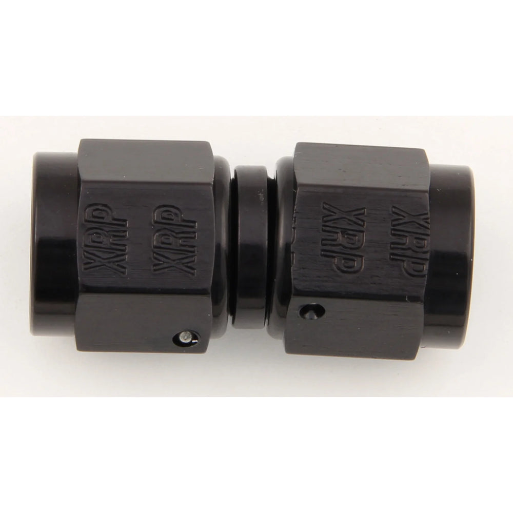 #6 Str Fem Flare Swivel Coupling Black
