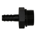 DeatschWerks 6AN ORB Male to 5/16in Male Barb Fitting (Incl O-Ring) - Anodized Matte Black