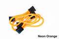 Fishbone Offroad Paracord Zipper Pulls 5 Pcs Neon Orange