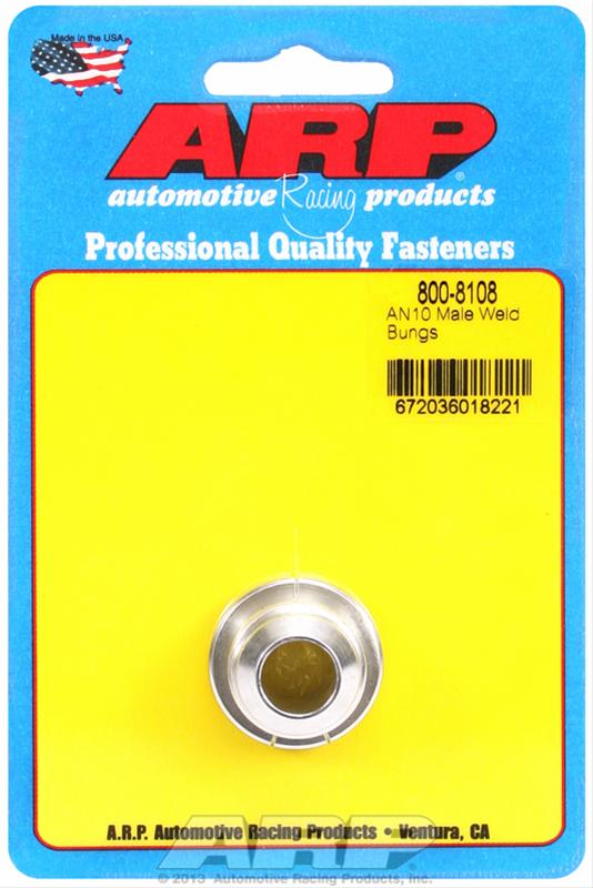 AN10 male aluminum weld bung