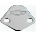 BBC Bowtie Fuel Pump Block Off Plate