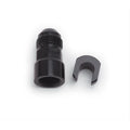 Russell Performance -6 AN Male to 3/8in SAE Quick-Disconnect Female (Black Single)