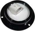 LED M/C PC RND CLR LENS AMP W/FLNG