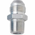 #4 X 1/4 MPT STRAIGHT ADAPTER CLEAR