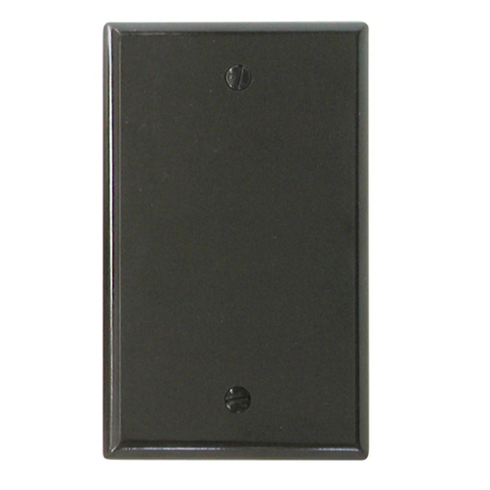 BLANK WALL PLATE BROWN