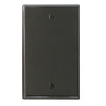 BLANK WALL PLATE BROWN