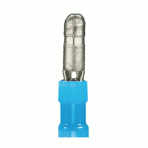 BULLET CONNECTOR, MALE 14/16 GA, BL