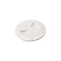 ABS DECK PLATE WHITE SMOOTH 4" QUAR