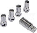 CHROME WHEEL LOCK SET