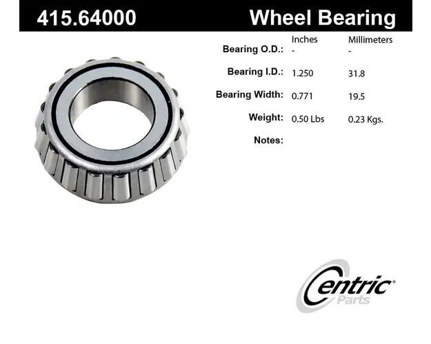 STANDARD TAPERED BEARING CONE
