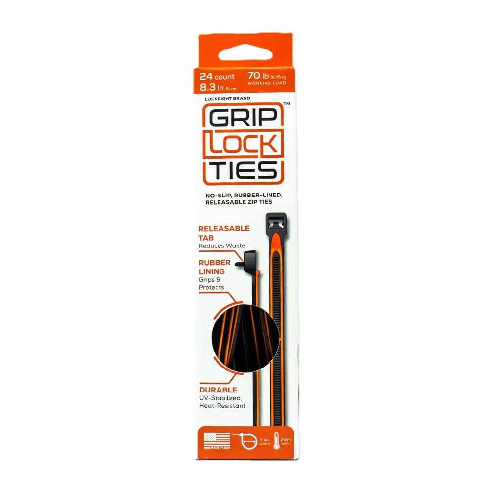 GRIP LOCK TIES black auto part