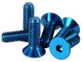 NRG Steering Wheel Screw Upgrade Kit (Conical) - Blue