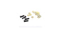 Wilwood DL Caliper Mount Bolt Kit Lock Wire Drilled- 4 pk.