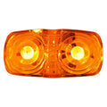 LED M/C RECT DBL BULLS-EYE 4"X2