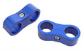 Russell Hose Separator For -6 Braided Hose Blue Anodize (2 Pack)
