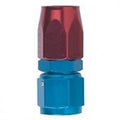 Fragola -4AN Straight Power Flow Hose End - Blue/Red
