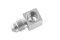 04 AN MALE ADAPTER TO 1/8IN NPT FEMALE ADAPTER GAUGE ADAPTER 90 DEGREE CLEAR