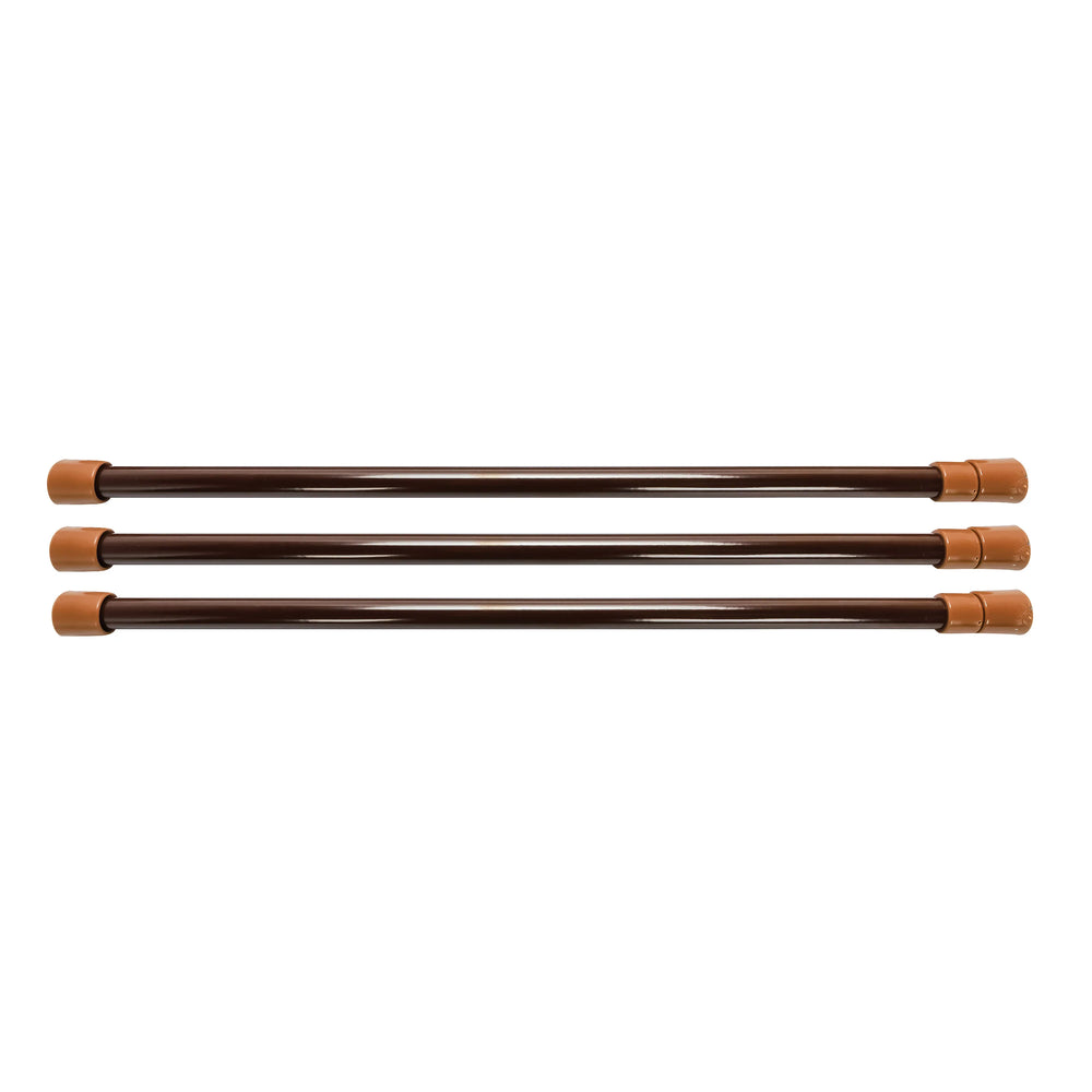 BAR REFRIGERATOR 3PACK 16IN TO 28IN BROWN (E/F)