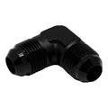 DeatschWerks 8AN Male Flare To 8AN Male Flare 90-Degree Coupler Fitting