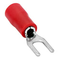 RED NYLON RING TERMINAL 22-18 GAUGE 5/16 INCH PACKAGE OF 100