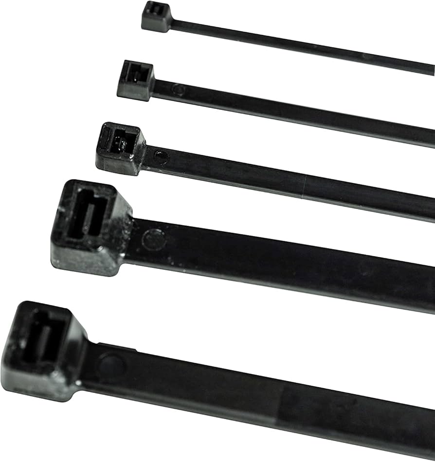 24IN 175LB BLACK CABLE TIE 50 PER BAG