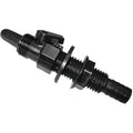3/4IN BARBED STRAIGHT AERATOR HEAD WITH SHUTOFF VALVE BLACK