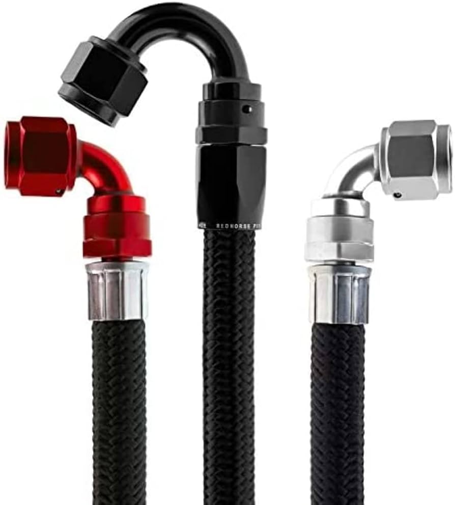 08 ESERIES BLACK 235 E85 COMPATIBLE STAINLESS CORE HOSE BULK