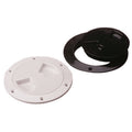 ABS DECK PLATE WHITE SMOOTH 6" QUAR