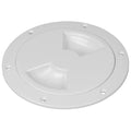 ABS DECK PLATE WHITE SMOOTH 6" QUAR