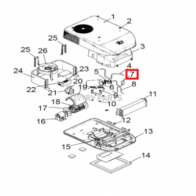COLEMAN RVP auto part
