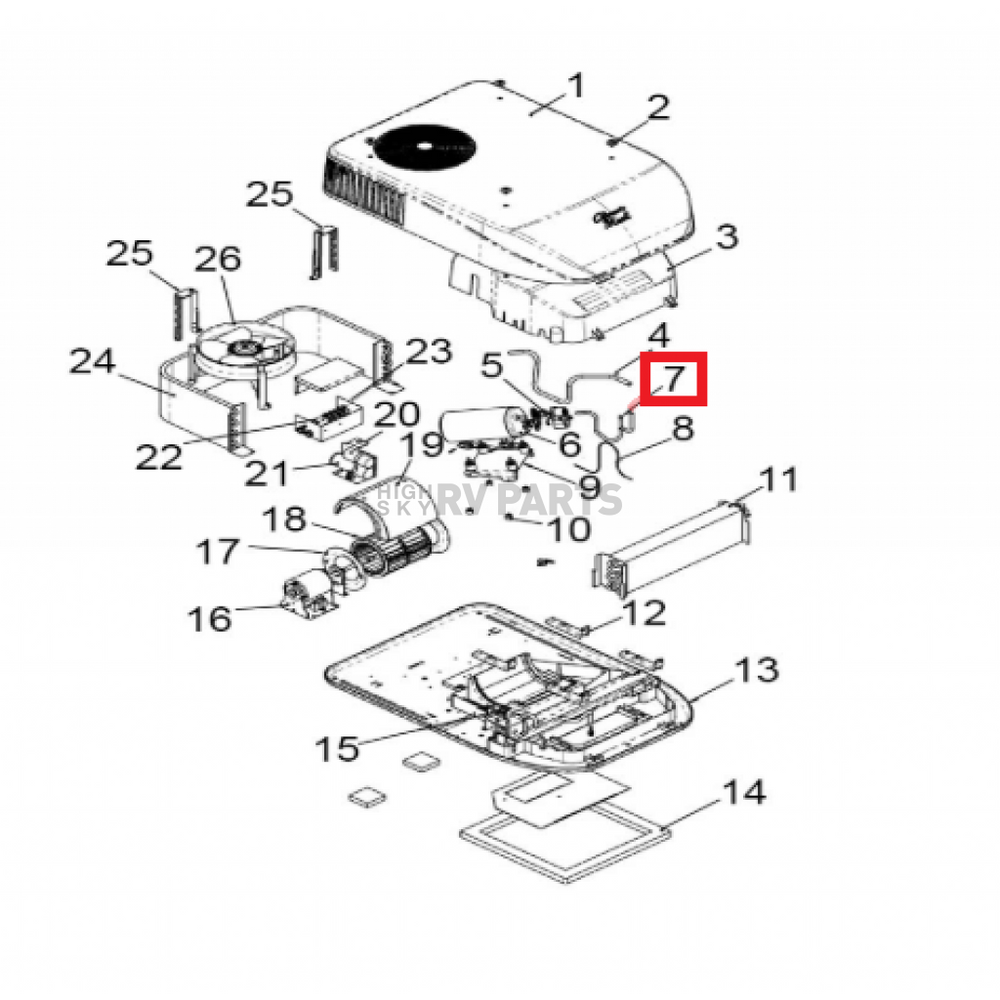 COLEMAN RVP auto part