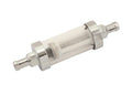 Clearview Inline Fuel Filter 5/16 Inch Fits Carbureted Applications Up to 10 PSI Mr Gasket