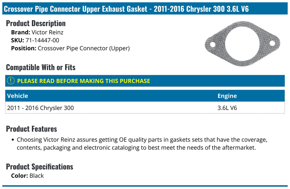 Exhaust Pipe Flange Gasket - 71-14447-00