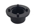 SPIN FITTING FLUSH 1IN FPT BLACK