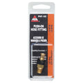 BRASS PUSH-ON HOSE FITTING 1/4 HOS