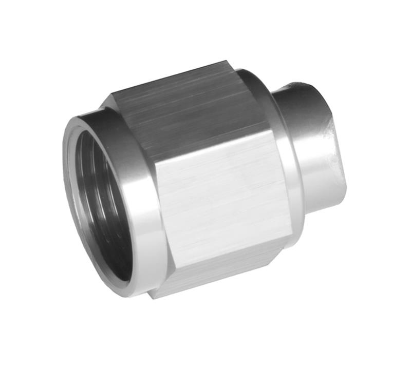 10 TWO PIECE AN/JIC FLARE CAP NUT BLACK