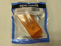 LED MARK LIGHT W/REFLEX;AMBER POLY